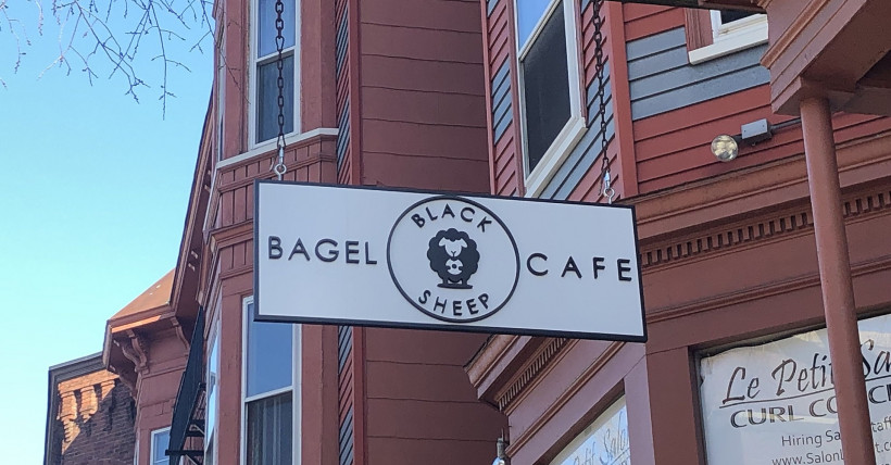 Black Sheep Bagel Cafe in Cambridge, Massachusetts